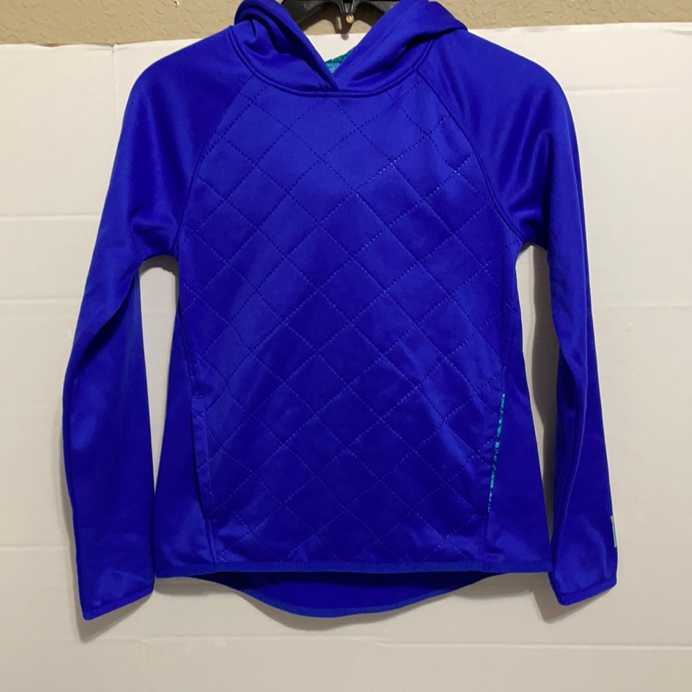Avia royal blue pull over hoodie with pockets size M 7/8